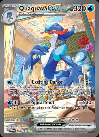 Quaquaval ex Pokémon card #260