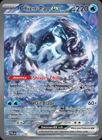 Chien-Pao ex Pokémon card #261