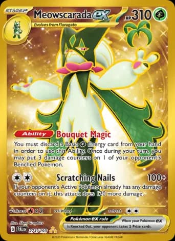 Meowscarada ex Pokémon card #271