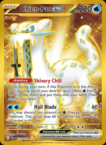 Chien-Pao ex Pokémon card #274