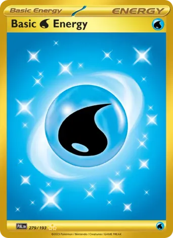 Basic Water Energy Pokémon card #279