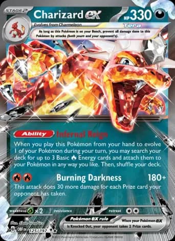 Charizard ex Pokémon card #125