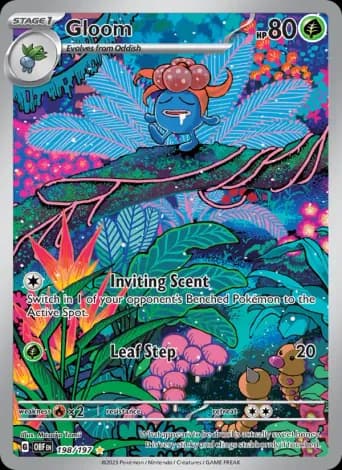 Gloom Pokémon card #198
