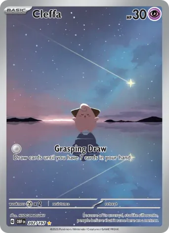 Cleffa Pokémon card #202