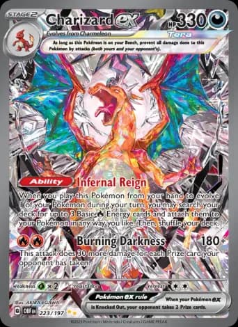 Charizard ex Pokémon card #223