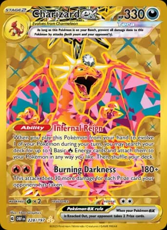 Charizard ex Pokémon card #228