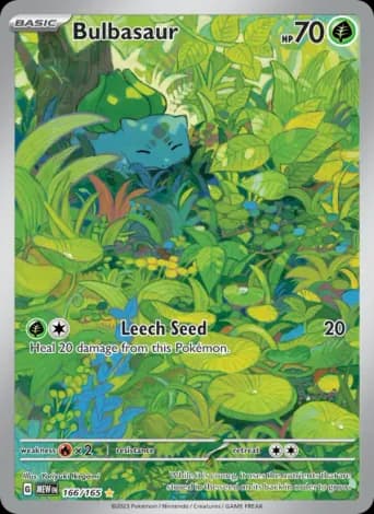 Bulbasaur Pokémon card #166