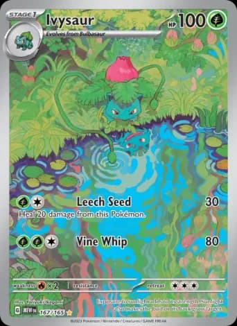 Ivysaur Pokémon card #167