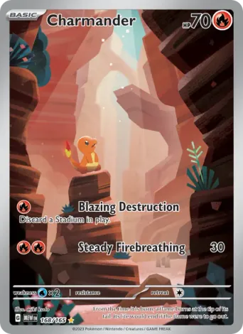 Charmander Pokémon card #168