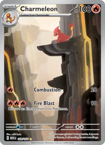 Charmeleon Pokémon card #169