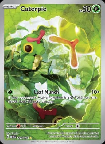Caterpie Pokémon card #172
