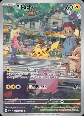 Pikachu Pokémon card #173