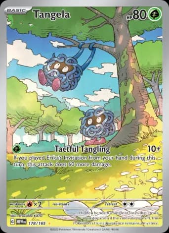 Tangela Pokémon card #178