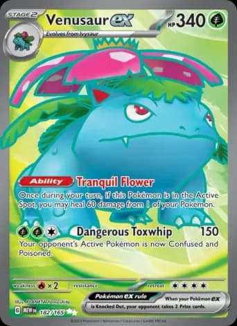 Venusaur ex Pokémon card #182