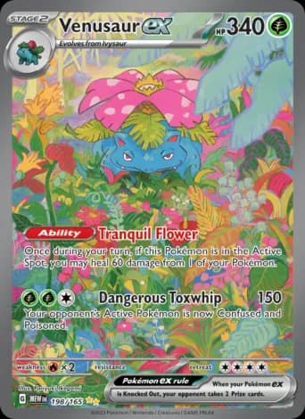 Venusaur ex Pokémon card #198