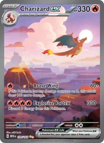 Charizard ex Pokémon card #199