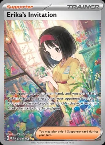 Erika's Invitation Pokémon card #203