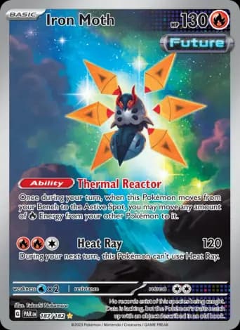Iron Moth Pokémon card #187