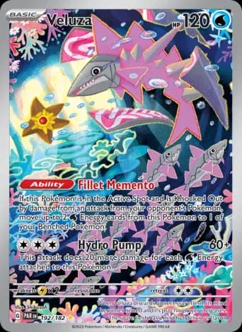 Veluza Pokémon card #192