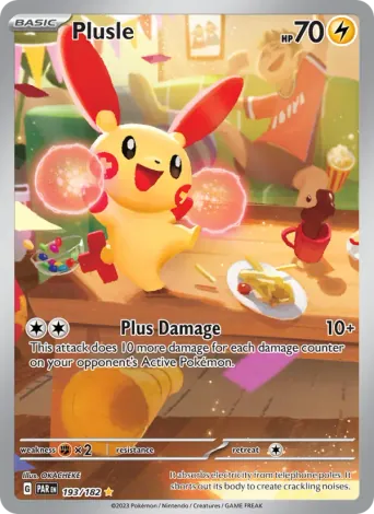 Plusle Pokémon card #193