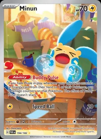Minun Pokémon card #194