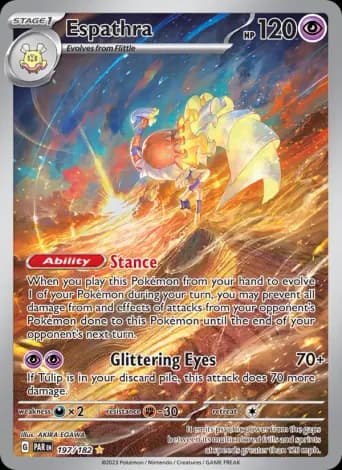 Espathra Pokémon card #197