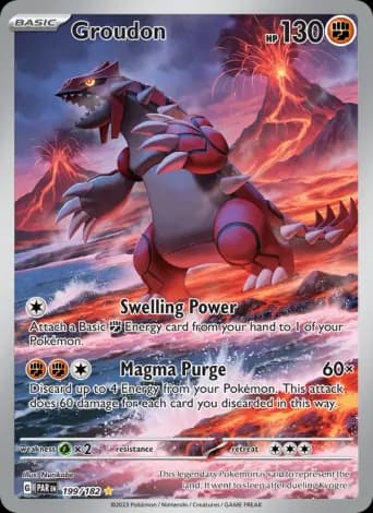 Groudon Pokémon card #199