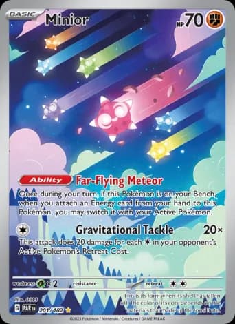 Minior Pokémon card #201