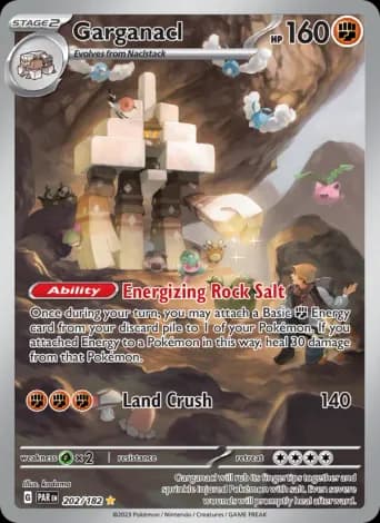 Garganacl Pokémon card #202