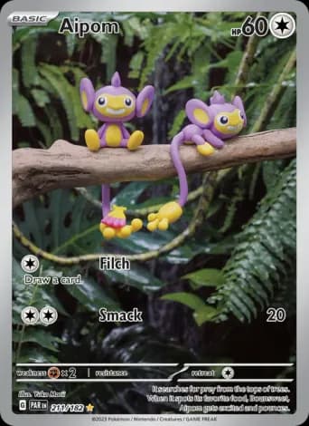 Aipom Pokémon card #211