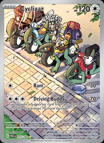 Cyclizar Pokémon card #215