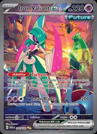 Iron Valiant ex Pokémon card #249