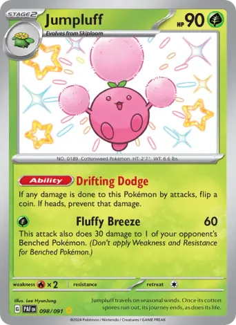 Jumpluff Pokémon card #98
