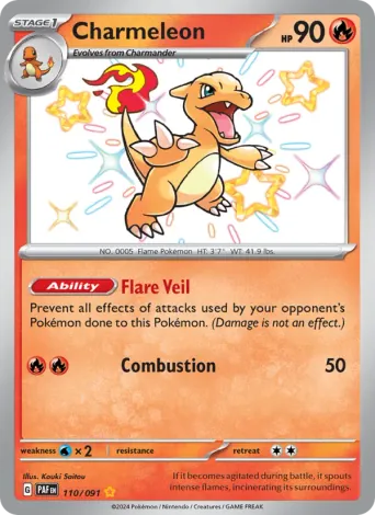 Charmeleon Pokémon card #110