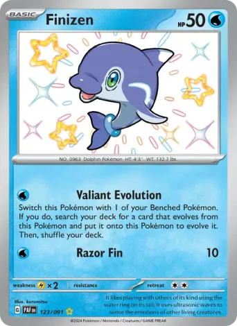 Finizen Pokémon card #123