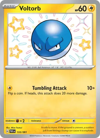 Voltorb Pokémon card #133