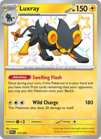 Luxray Pokémon card #137