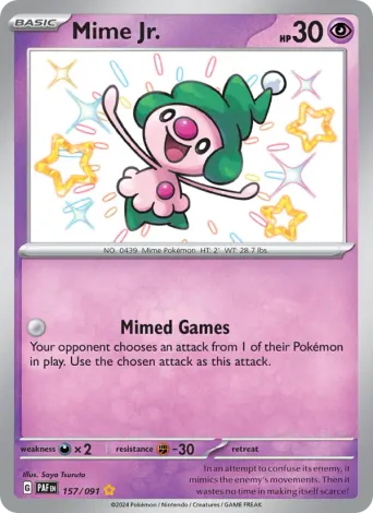 Mime Jr. Pokémon card #157