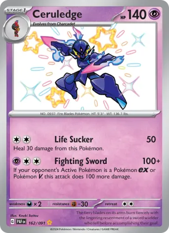 Ceruledge Pokémon card #162