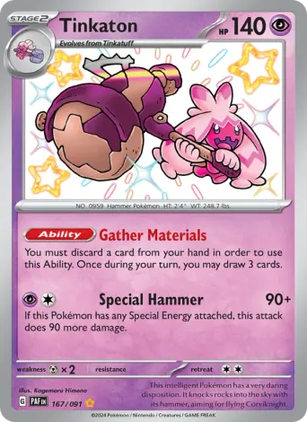 Tinkaton Pokémon card #167