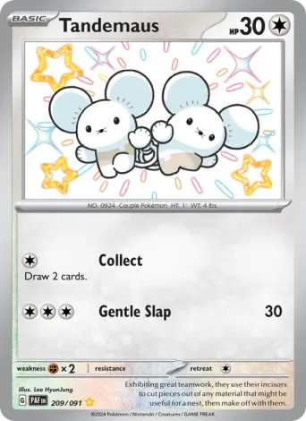 Tandemaus Pokémon card #209