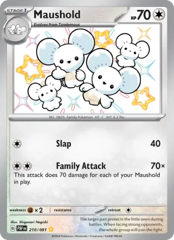 Maushold Pokémon card #210