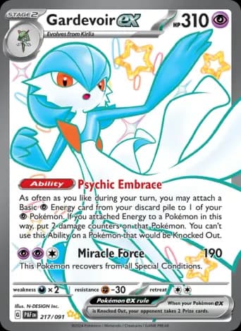 Gardevoir ex Pokémon card #217