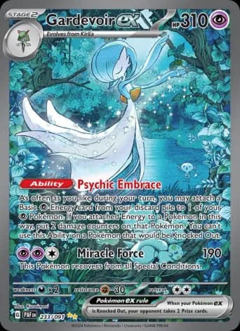 Gardevoir ex Pokémon card #233