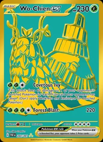 Wo-Chien ex Pokémon card #240