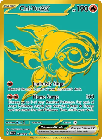 Chi-Yu ex Pokémon card #241