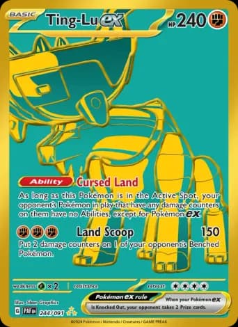 Ting-Lu ex Pokémon card #244