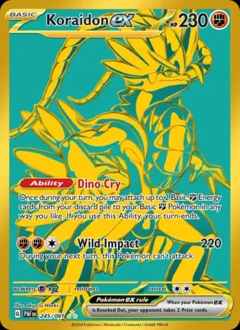 Koraidon ex Pokémon card #245