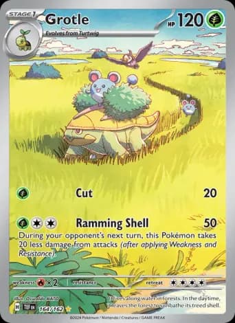 Grotle Pokémon card #164