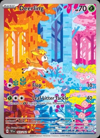Deerling Pokémon card #165